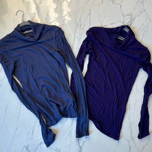 Chattawak (Paris) Tissue Turtleneck SZ S/M